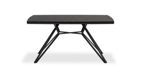 שולחן אוכל דנבר 160 ס"מ בגוון שחור