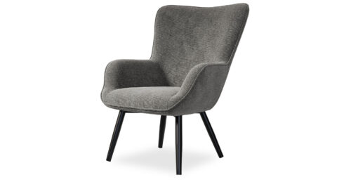 כורסא הארדן בגוון אפור אבץ