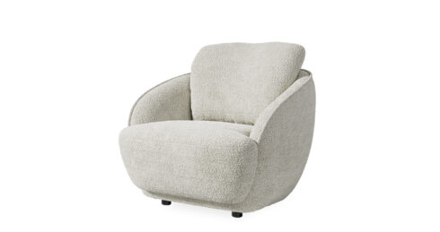 כורסא אקסנט בגוון קרם לופ