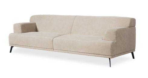 ספה אלסקה 280 ס"מ בגוון סנד לוגאן