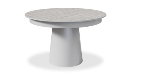 שולחן אוכל מון 130 ס"מ בגוון טרוורטין