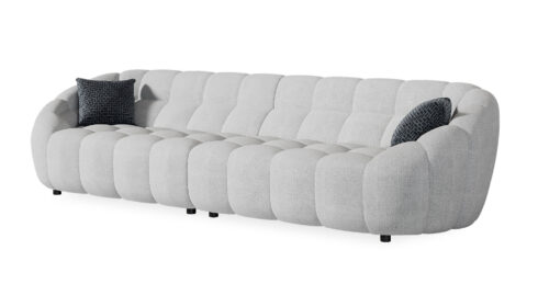 ספה קליבלנד 300 ס"מ בגוון אפור זארה