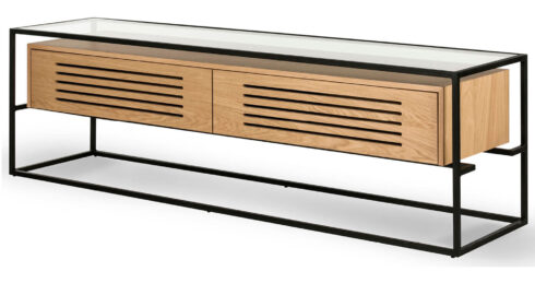 מזנון קייט 210 ס"מ בגוון פורניר אלון