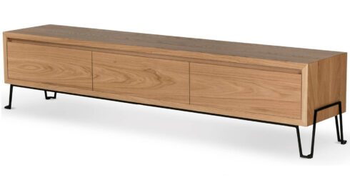 מזנון נואר 200 ס"מ בגוון פורניר אלון