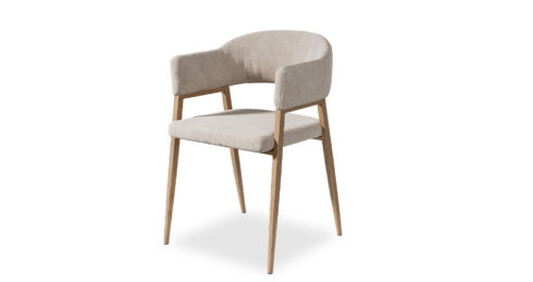 כסא סביליה בגוון בז' אלבמה