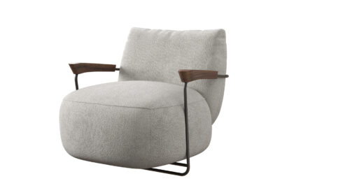 כורסא פוזיטאנו בגוון קרם קוקוס