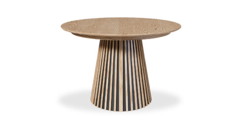 שולחן אוכל טוליפ 120 ס"מ בגוון טבעי