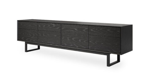 מזנון מצדה 220 ס"מ בגוון שחור